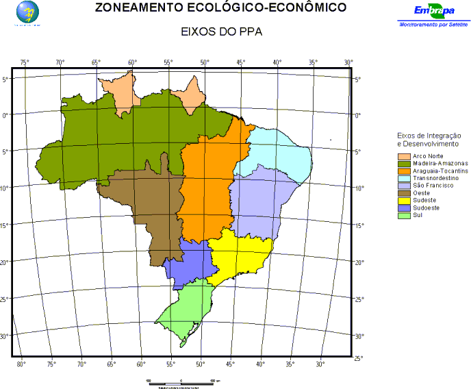 Eixos de Integra��o e Desenvolvimento