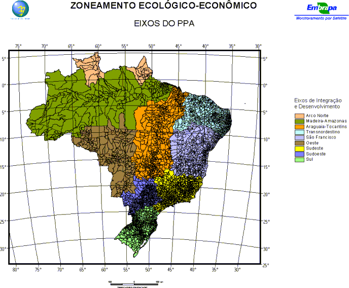 Eixos de Integra��o e Desenvolvimento
