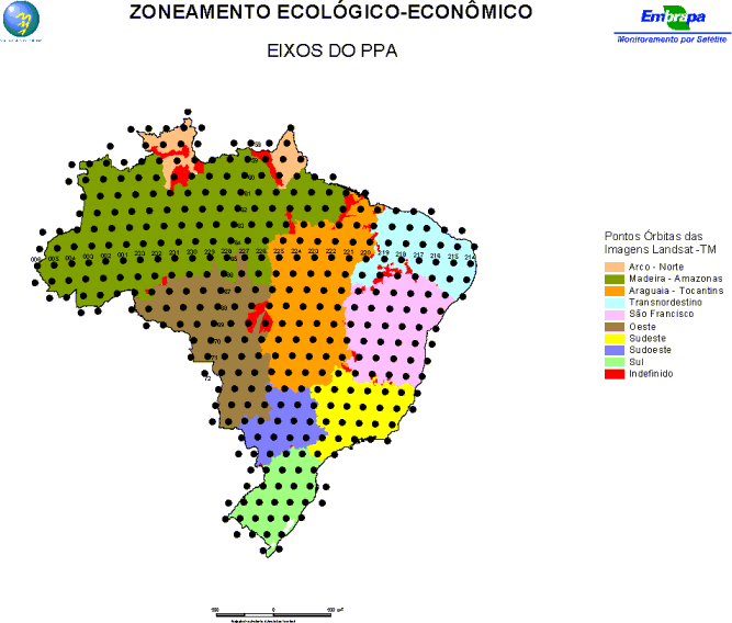Cobertura do Sat�lite Landsat-TM